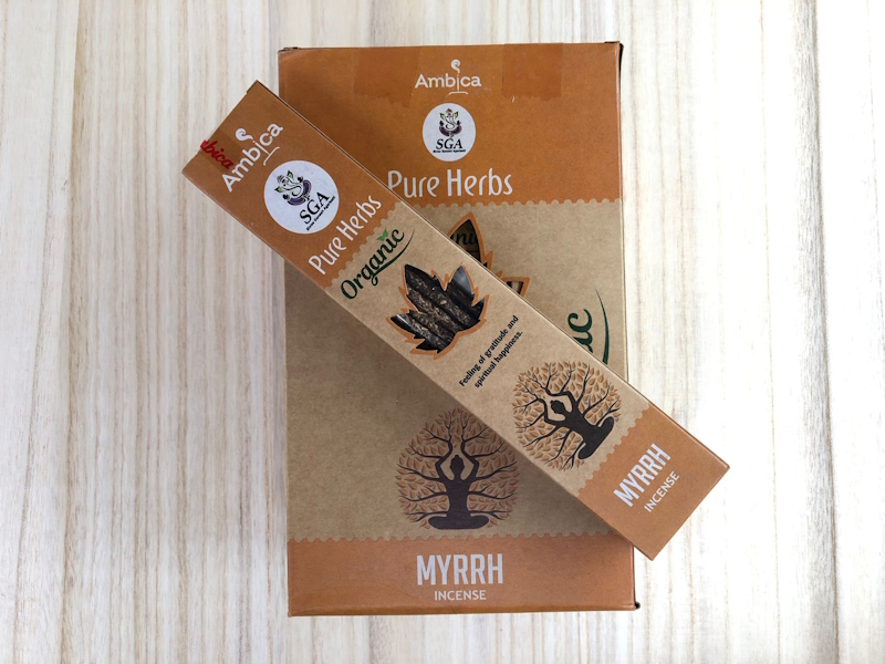 Incienso Mirra Orgánico Sga